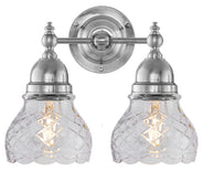 Badrumslampa - Bergman förnicklad, klarglas thumbnail image