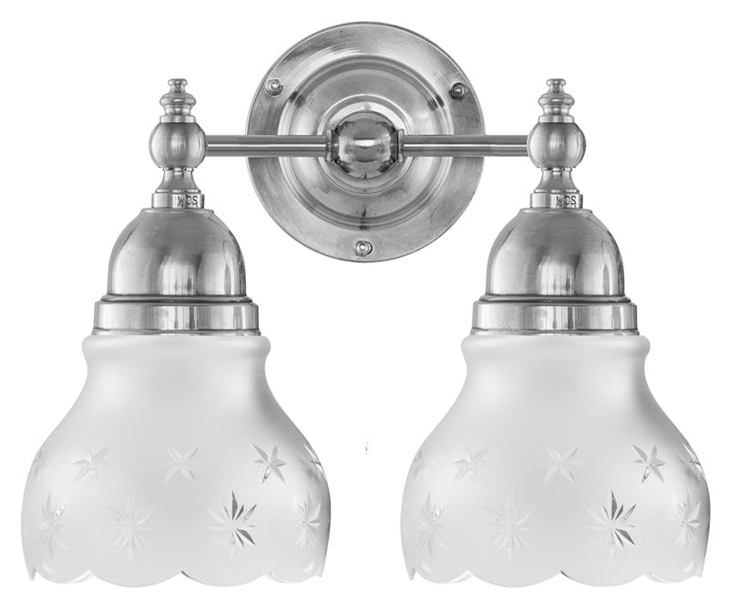 Wall Light - Bergman - Nickel, Matte Glass image