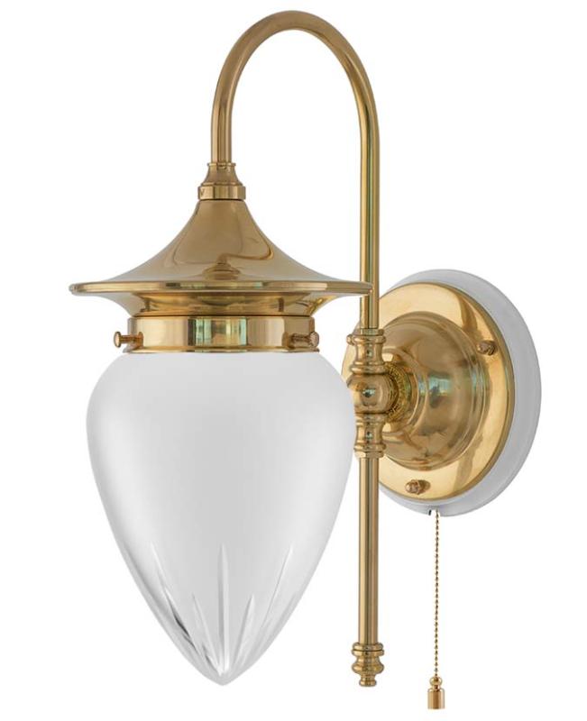 Wandleuchte – Fryxell, Messing, geschliffenes Mattglas image