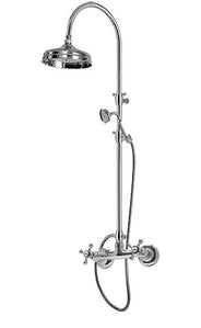 Shower Set - Kensington Retro-style Mixer Faucet, Chrome thumbnail image