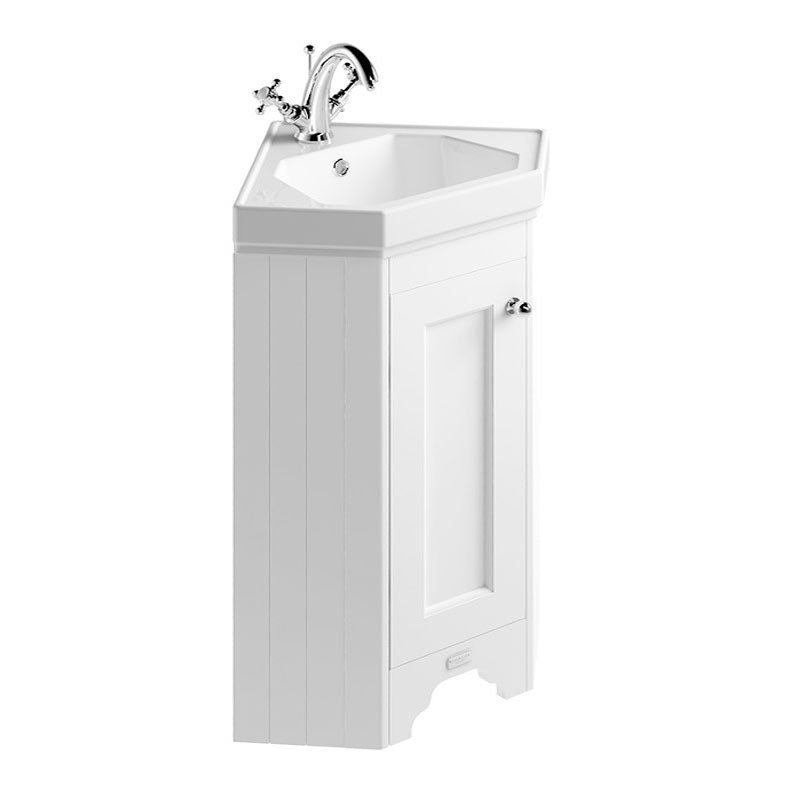 Corner Vanity Cabinet - Bayswater Fitzroy, White