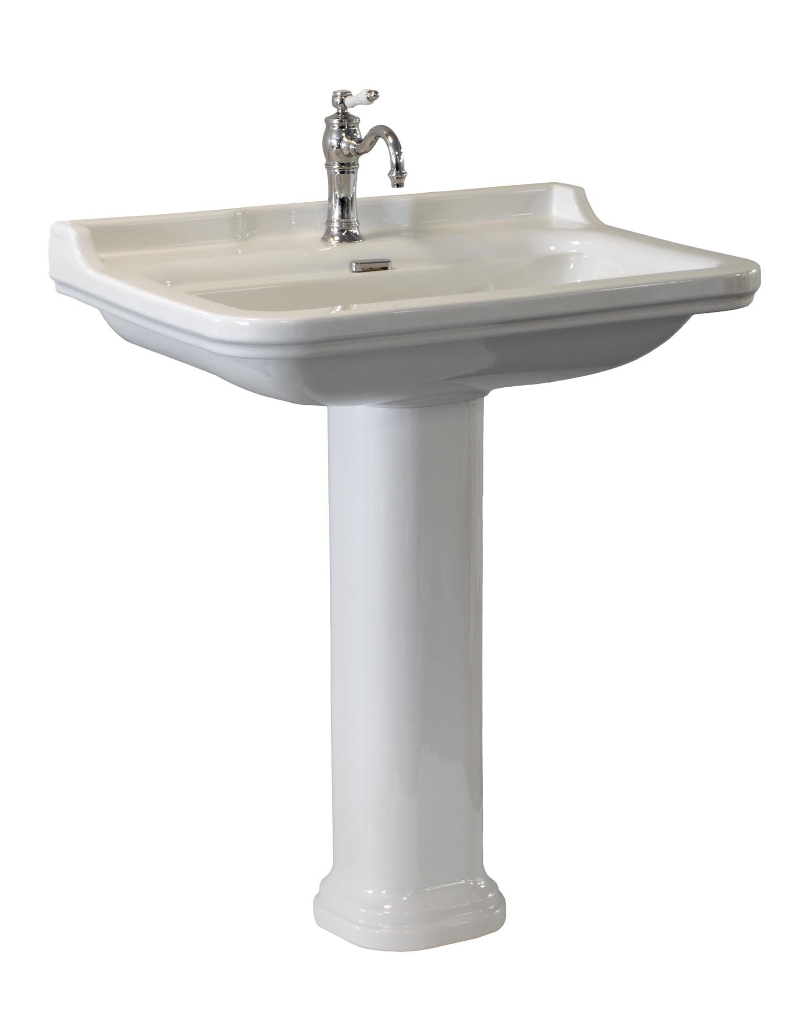 Handfat Handfat Art deco 80 cm med piedestal - Gammaldags stil – Sekelskifte