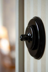 Fontini Dimmer - Black Porcelain Rotary Switch thumbnail image