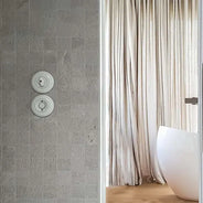 Porcelain Light Switch - Round Toggle Two-Way Light Switch thumbnail image