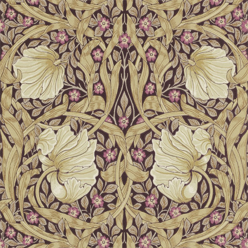 William Morris & Co. Tapet - Pimpernel Fig/Sisal image