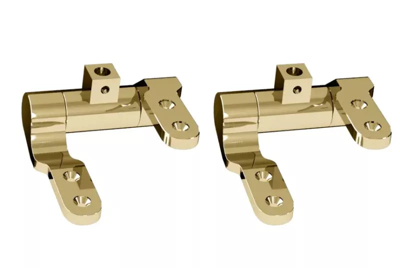 Seat Fittings Lacquered brass - For Riviera Toilet