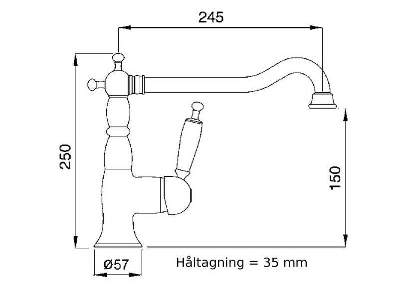 Kitchen Faucet - Oxford brass image