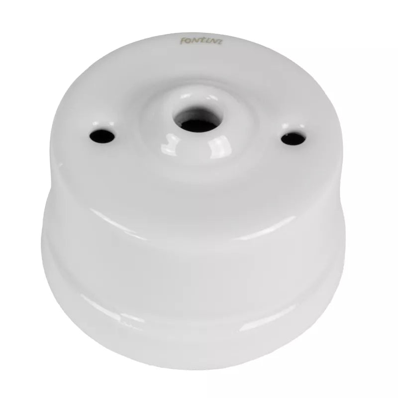Pièce détachée Fontini - Porcelaine blanche pour interrupteur rotatif - Garby