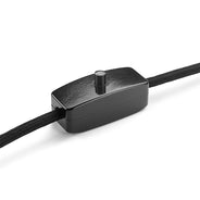 Cable light switch with pusher - Black bakelite thumbnail image