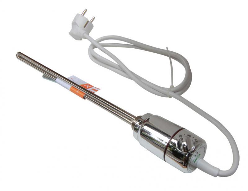 Combined thermostat & electric heater - Towel Radiator