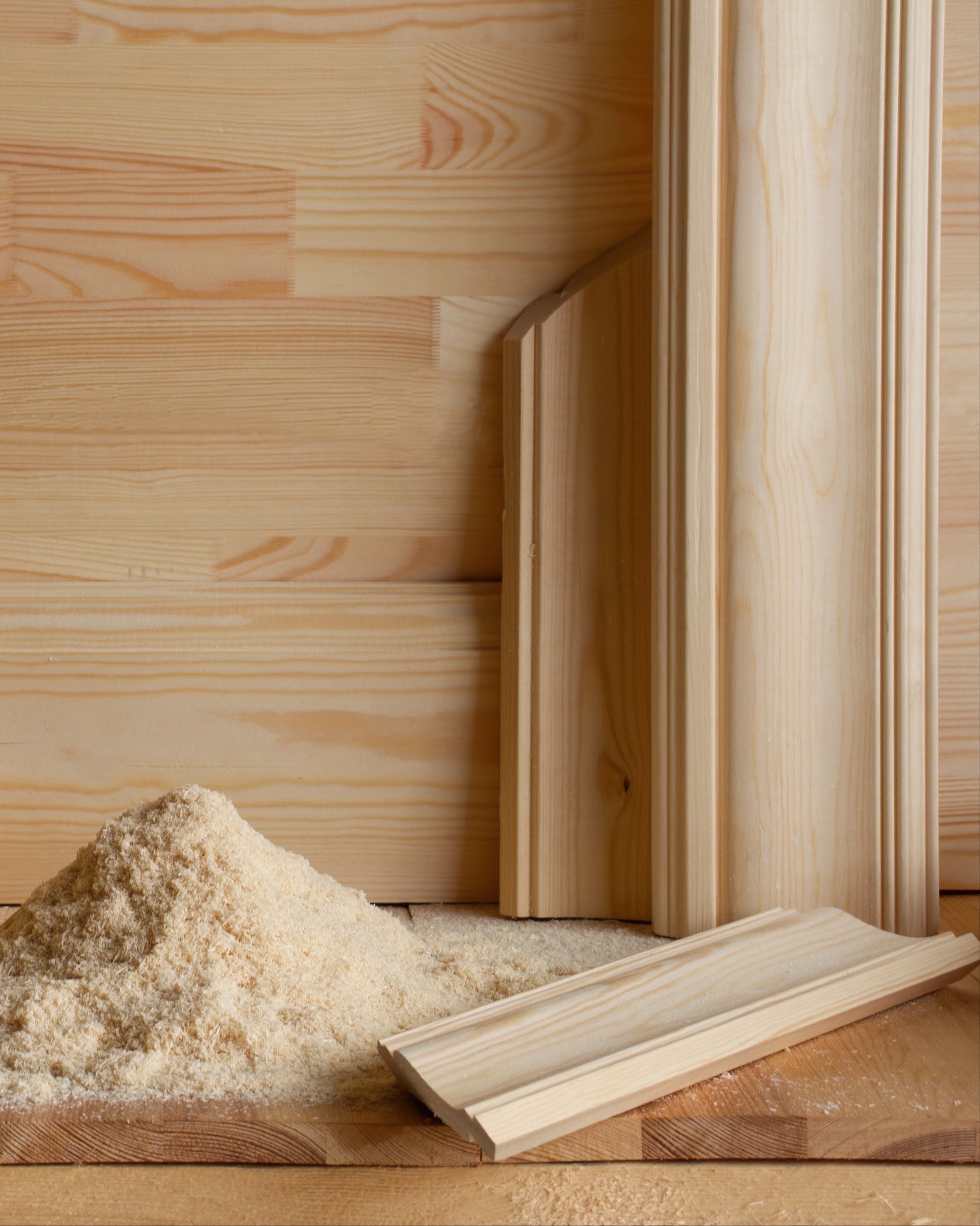 Custom-made wood trim card image