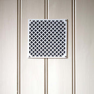 Ventilgaller klöverplåt - Behandlat järn 200 x 200 thumbnail image
