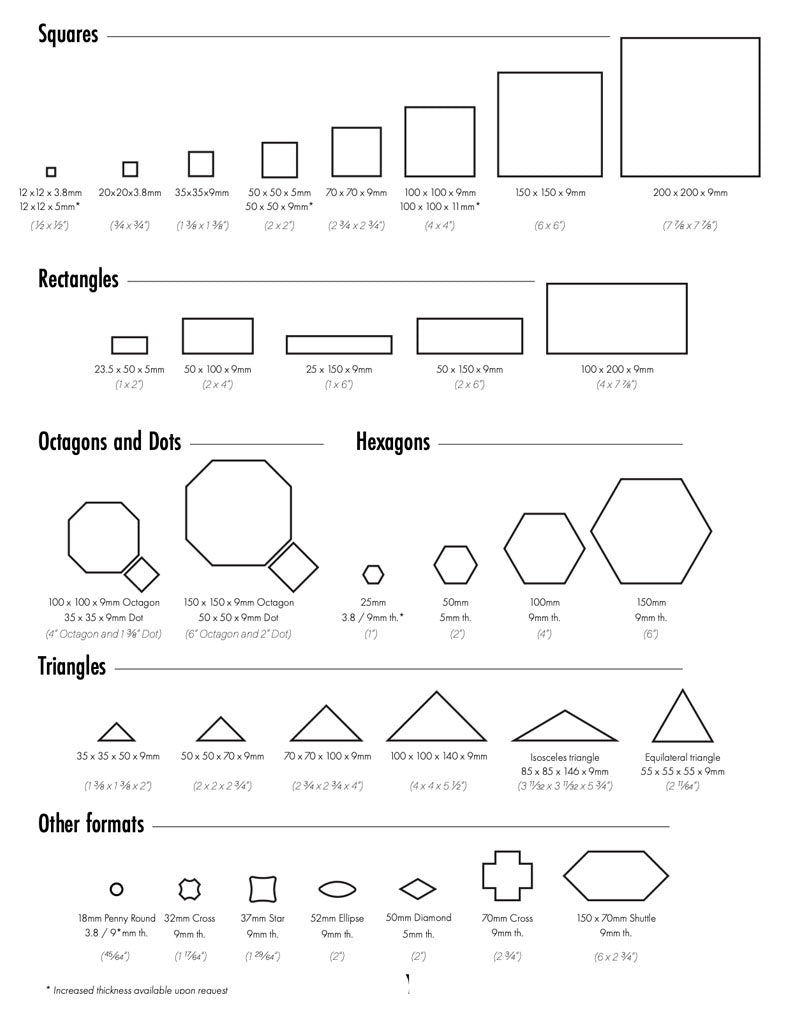 Tiles - Triangles 3.5/3.5/5 cm (1.38/1.38/1.97 in.) - White - Super White BAS image