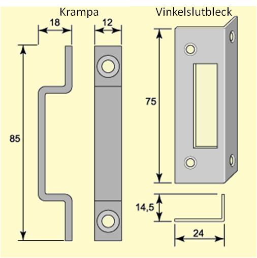 Chamber lock - Låsbolaget no. 3 without end tin image