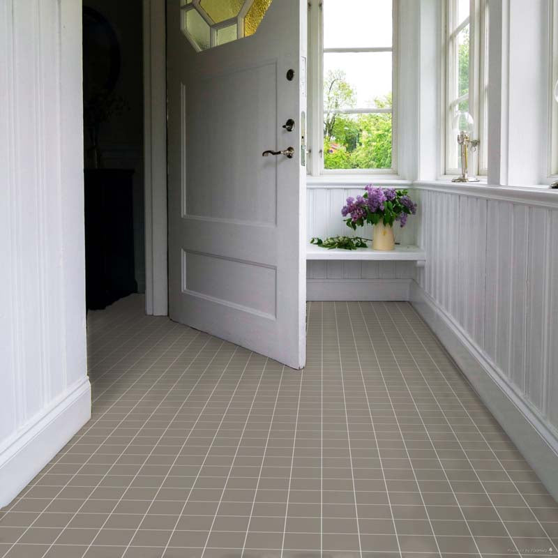 Floor Tiles - 10 x 10 cm (3.93 x 3.93 In.) - Grey GRU image